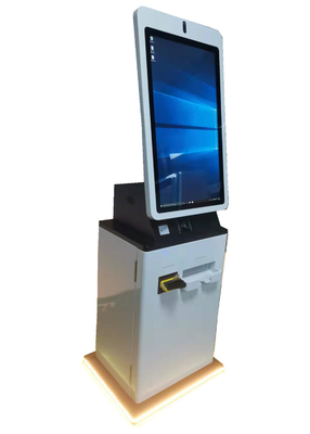 Win10 LCD Smart Self Service Kiosk หน้าจอสัมผัสตู้ชำระเงินแบบตั้งพื้น